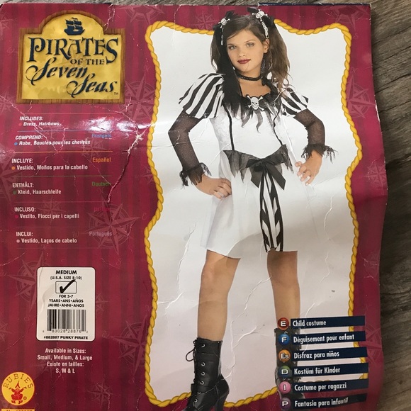Spirit Dresses & Skirts - Silky Ghostly Pirate Halloween Costume